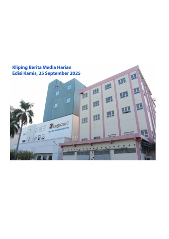 Kliping Berita Media Harian Bogasari Kamis 25 September 2025