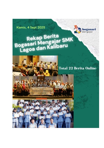 BERITA BOGASARI MENGAJAR  Lagoa