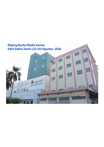 Kliping Berita Media Bogasari Sabtu-Senin (22-24) Agustus 2026