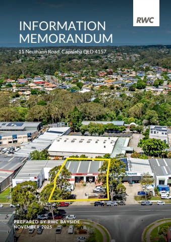 Information Memorandum - 11 Neumann Road, Capalaba - Nov 2025