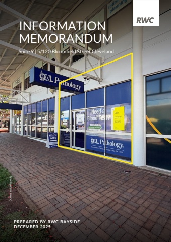 Information Memorandum - Suite 9 Lot 5_120 Bloomfield Street, Cleveland