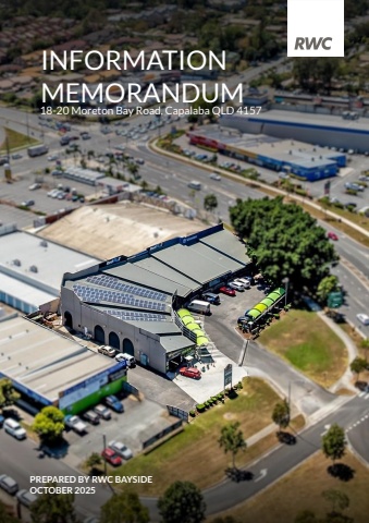 RWC Bayside - Information Memorandum - 18-20 Moreron Bay Road, Capalaba