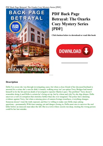 pdf back page betrayal the ozarks cozy mystery series [pdf]
