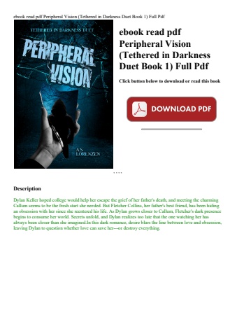 ebook read pdf peripheral vision (tethered in darkness duet book 1) full pdf
