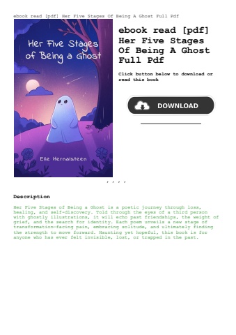 ebook read [pdf] her five stages of being a ghost full pdf