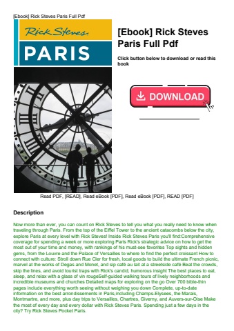 [ebook] rick steves paris full pdf