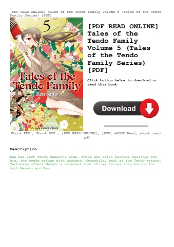 [pdf read online] tales of the tendo family volume 5 (tales of the tendo family series) [pdf]