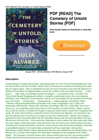pdf [read] the cemetery of untold stories [pdf]