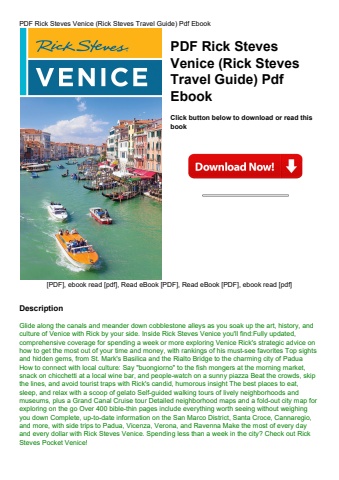 pdf rick steves venice (rick steves travel guide) pdf ebook