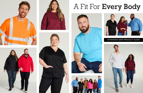 A Fit For Every Body - Extended Sizes Product Guide