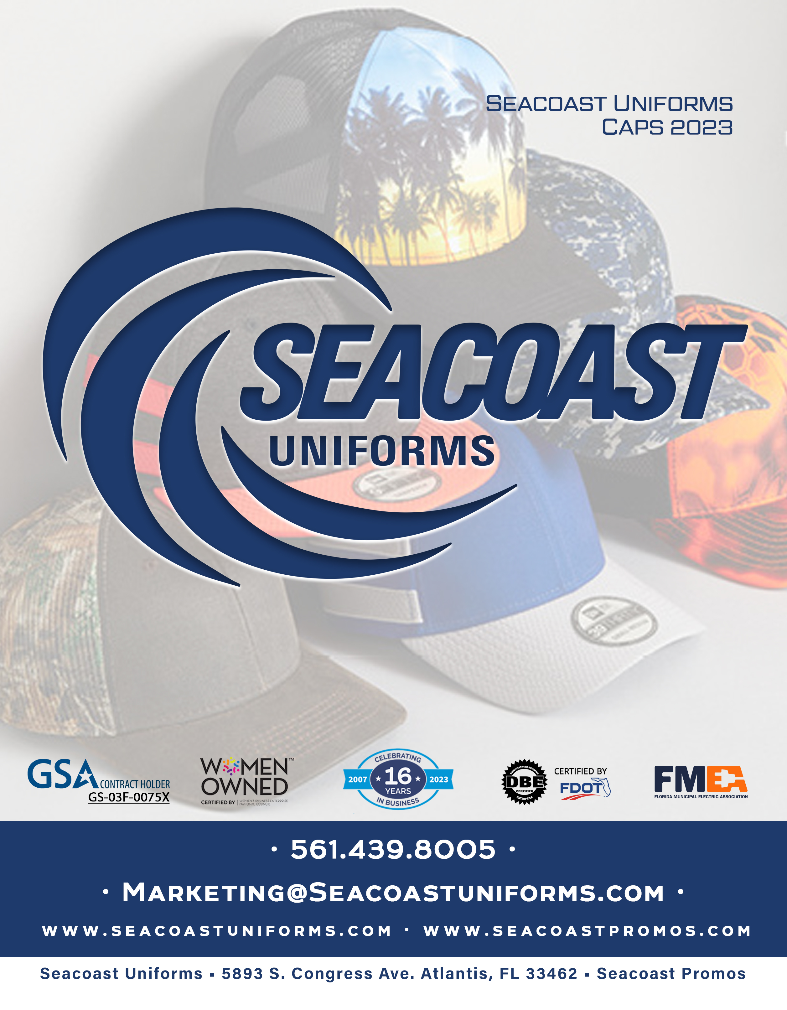 Seacoast Uniforms Headwear Catalog