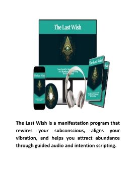 The Last Wish Review Program Audio Digital