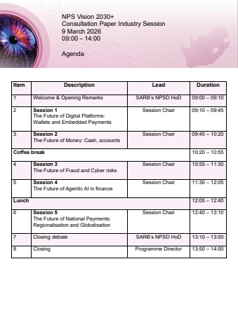 Agenda - nps vision 2030+