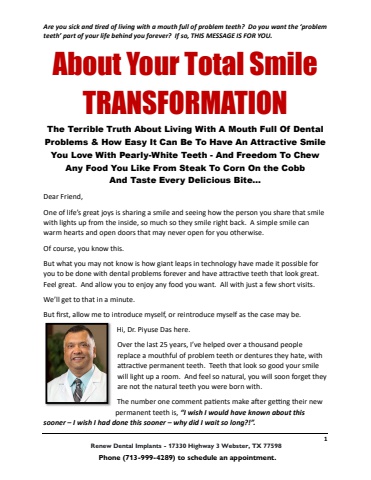 About Your Total Smile Transformation