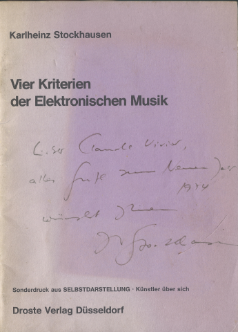 STOKHAUSEN, electro