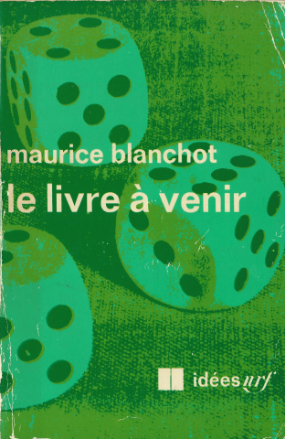 BLANCHOT:AVENIR