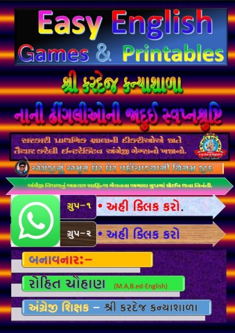 Printables English games book 272 pages-Rohit Chauhan-Shri Kardej Kanyashala