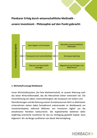 Investment-philosophie