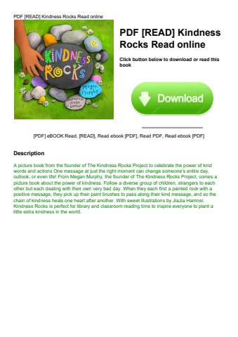 pdf [read] kindness rocks read online