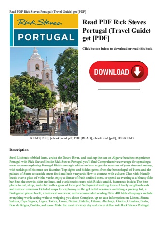read pdf rick steves portugal (travel guide) get [pdf]
