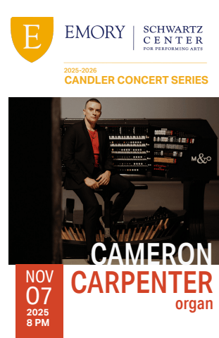 11/7/2025 | Candler Concert Series: Cameron Carpenter, organ
