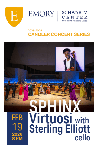 2/19/2026 | Candler Concert Series: Sphinx Virtuosi with Sterling Elliott, cello