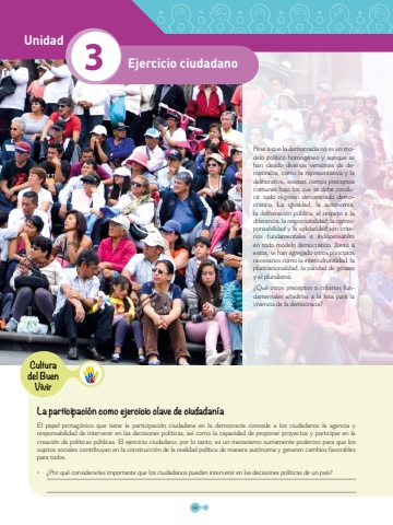 Educación para la Ciudadanía Applica 2.0 BGU 2 Unidad 3