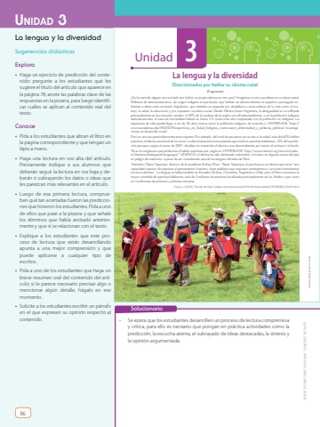 Lengua y Literatura Libro Docente Applica 2.0 BGU 2 Unidad 3