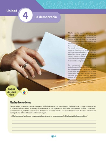 Educación para la Ciudadanía Applica 2.0 BGU 2 Unidad 4