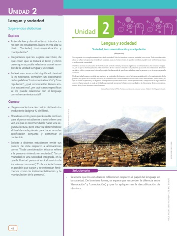 Lengua y Literatura Libro Docente Applica 2.0 BGU 2 Unidad 2