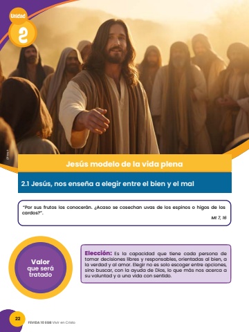 Espiritualmente EGB 10 Unidad 2