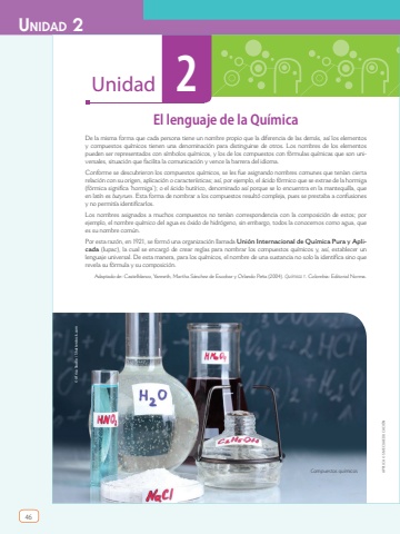 Química Guía del Docente Applica 2.0 BGU 2 Unidad 2