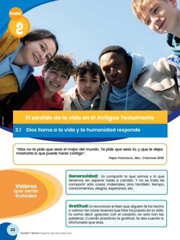 Espiritualmente BGU 1 Unidad 2