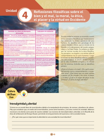 Filosofía Libro Docente Applica 2.0 BGU 2 Unidad 4