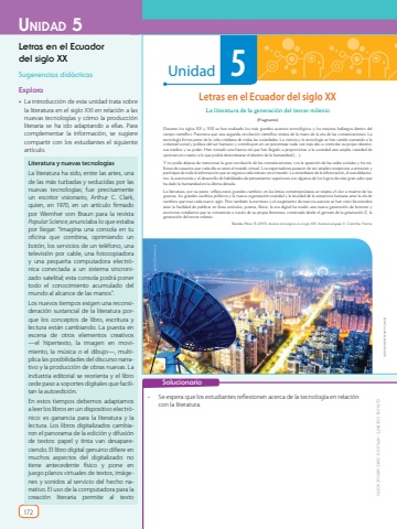 Lengua y Literatura Libro Docente Applica 2.0 BGU 3 Unidad 5