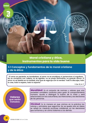 Espiritualmente EGB 10 Unidad 3