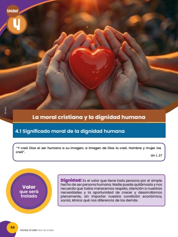 Espiritualmente EGB 10 Unidad 4