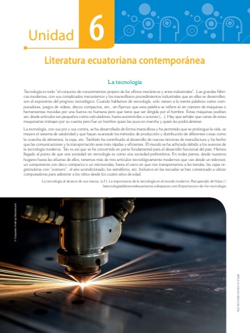 Lengua y Literatura Applica 2.0 BGU 3 Unidad 6