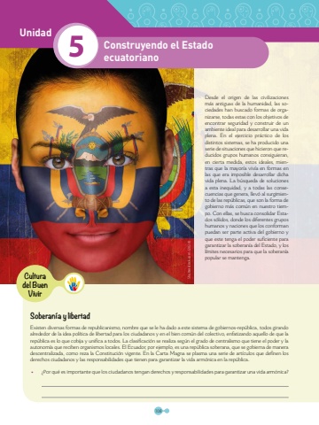 Educación para la Ciudadanía Applica 2.0 BGU 1 Unidad 5