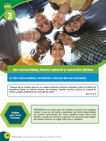 Espiritualmente EGB 9 Unidad 3