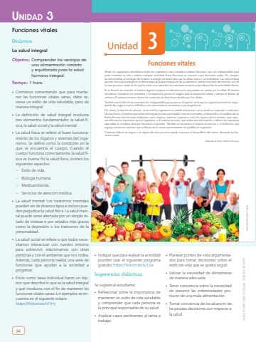 Biología Guía del Docente Applica 2.0 BGU 1 Unidad 3