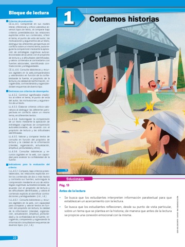 SAVIA+ Lengua y Literatura EBG 8 Unidad 1 Docente