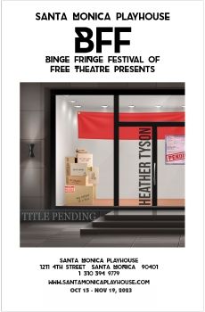 SMPlayhouse BFF 2023 Heather Tyson's TITLE PENDING Show Program