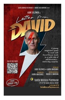 Letter from David Albie Selznick show program SMPlayhouse