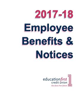 2016-17 1st Ed CU Benefits & Notices