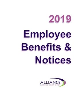 2018 Alliance Catholic CU Benefit Notices Book