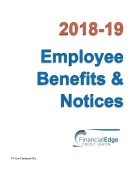2017-18 FinancialEdge Community CU FT EEs Benefits & Notices Book