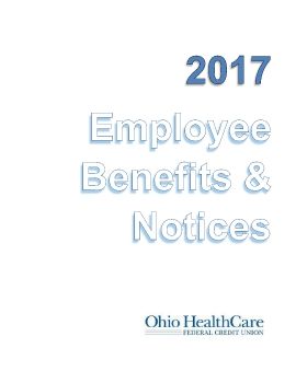 2017 Ohio Healthcare FCU Benefits & Notices