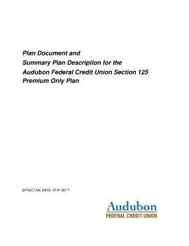 Audubon FCU FSA POP SPD