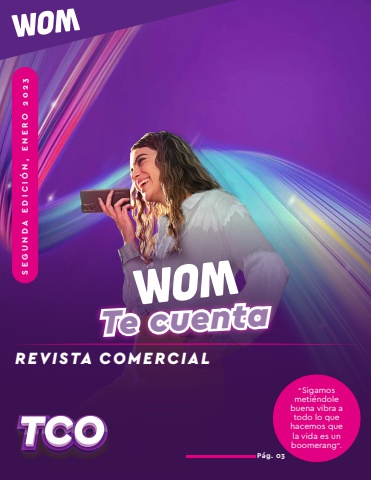 WOM te cuenta revista comercial enero